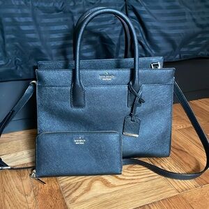 Kate Spade Cameron Street Candace Satchel & Lacey Wallet - black